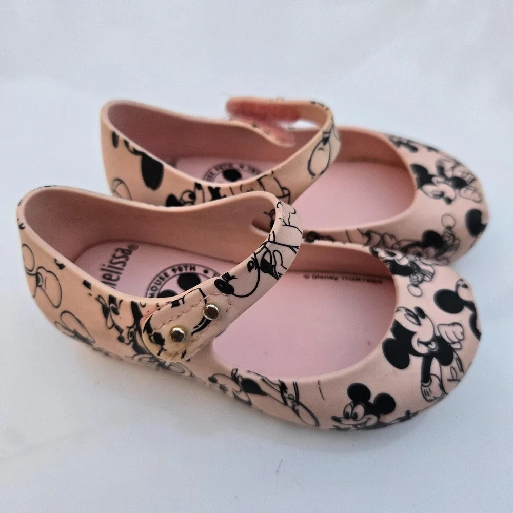 Mini Melissa Mickey Mouse 90th Anniversary The‎ True Original Flats Size 7c